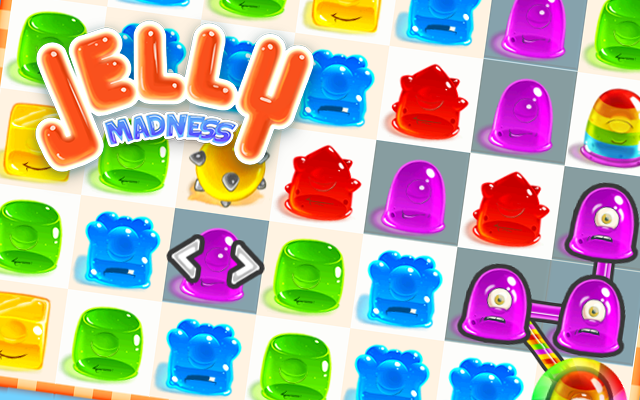 Jelly Madness - Clear the field within 50 moves!