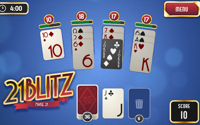 21 Blitz - A free to play black jack card game