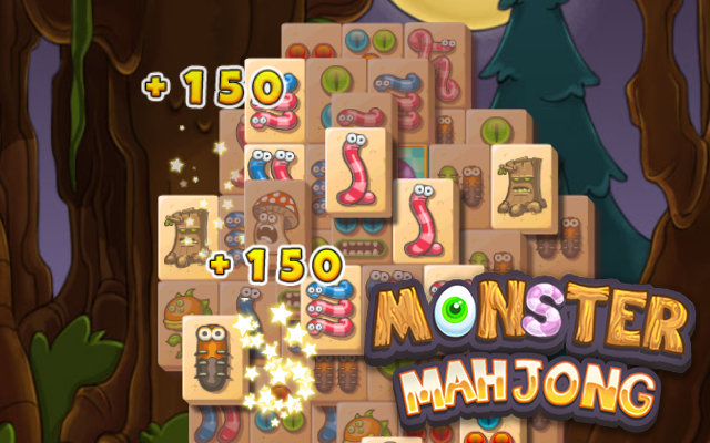 Monster Mahjong - Different levels to explore in this Mahjong Solitaire!