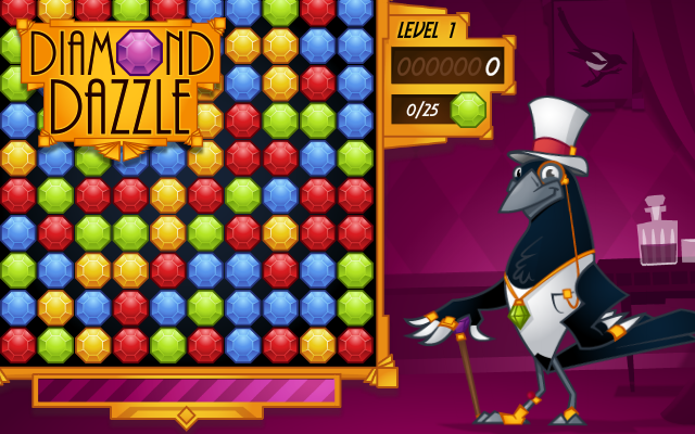 Diamond Dazzle - Match 3 to win!