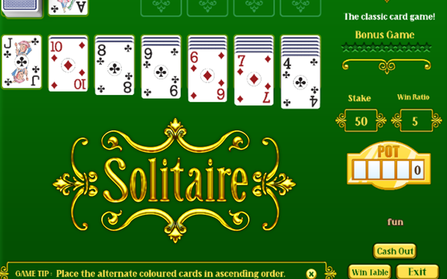 Solitaire - Place the cards
