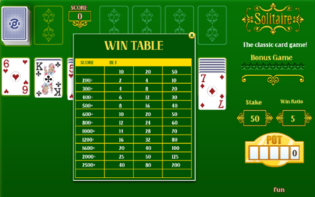 Solitaire - Joue en ligne