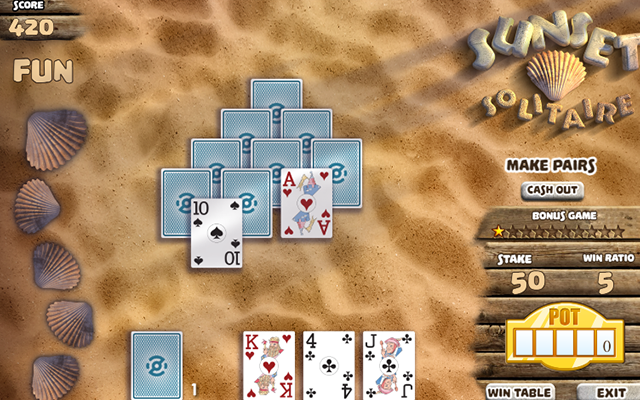 Sunset Solitaire - Joue en ligne