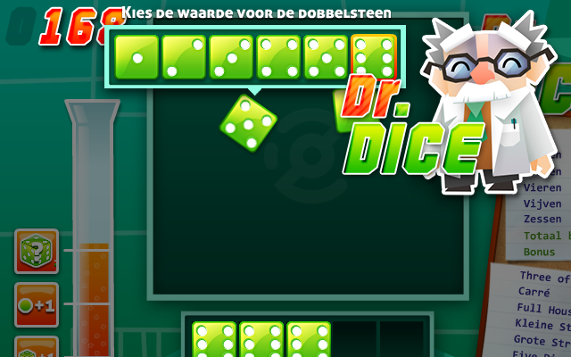 Dr. 5dice - streep combinaties af