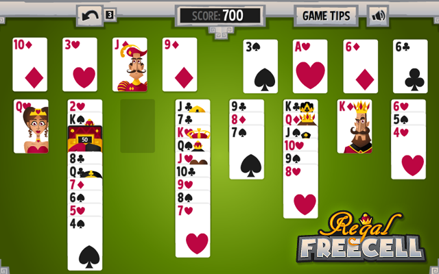 Regal Freecell - De beste freecell solitaire spel