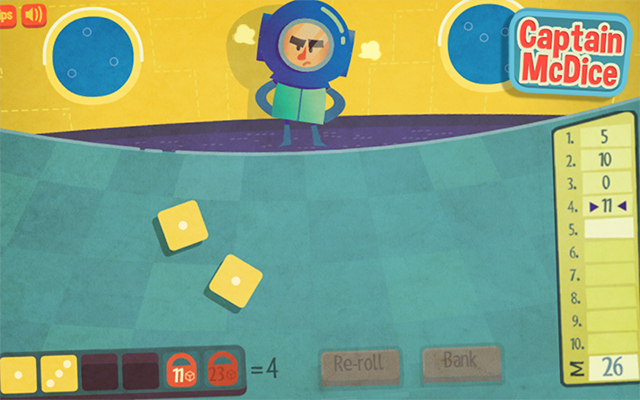 Captain McDice - Take risks and be the best in this dice game