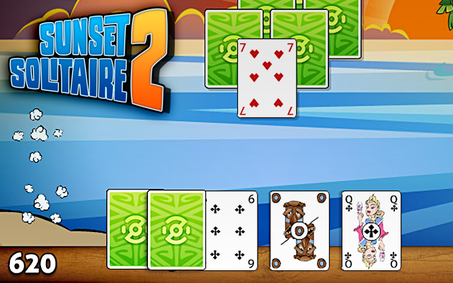 Sunset Solitaire 2 - maak paren van de kaarten