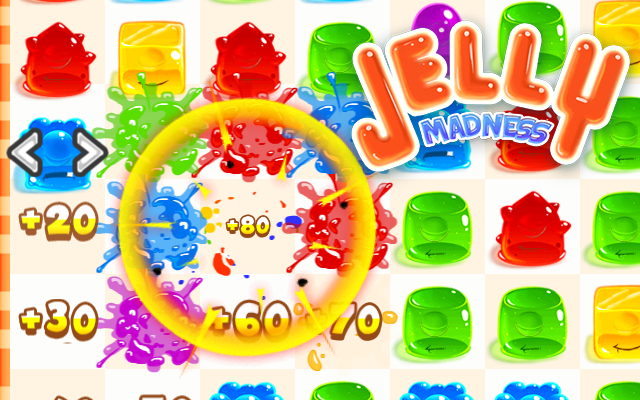 Jelly Madness - Das wahnsinnige 3-Gewinnt-Jelly-Spiel.