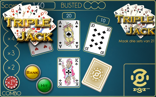 Triple Jack - Een leuke blackjackvariant